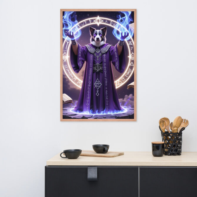 Custom Magic Pet Portrait – Arcane Grandmaster (Framed Poster) - Image 12
