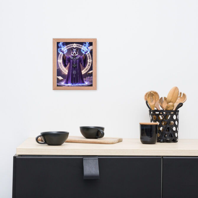 Custom Magic Pet Portrait – Arcane Grandmaster (Framed Poster) - Image 7