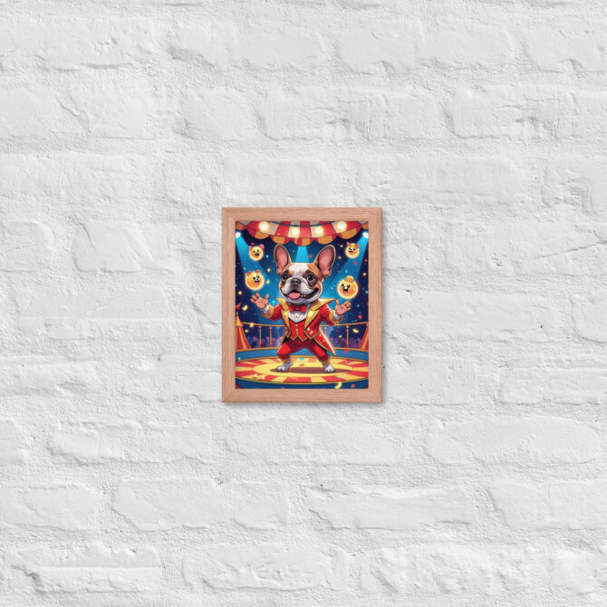 Carnival Conjurer Pet Portrait – Framed Magic Art Print - Image 7