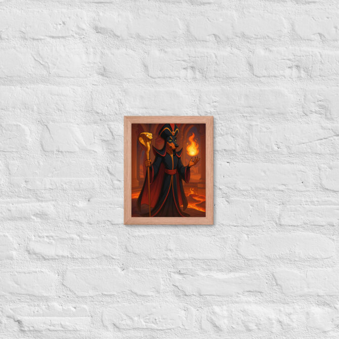 Custom Pet Portrait – Desert Sorcerer Magic Poster (Framed) - Image 8