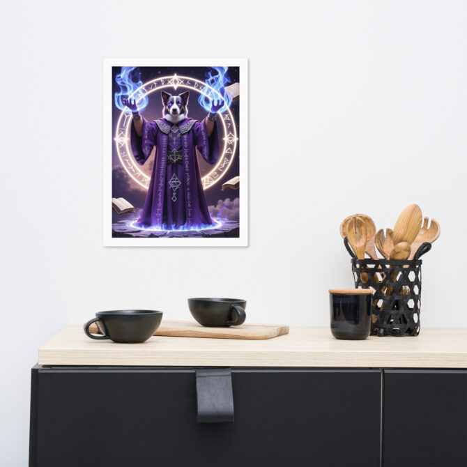 Custom Magic Pet Portrait – Arcane Grandmaster (Framed Poster) - Image 14