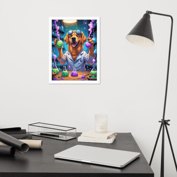 Potion Pooch Alchemist – Custom Framed Poster for Pet Lovers - Image 14