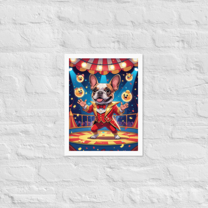 Carnival Conjurer Pet Portrait – Framed Magic Art Print - Image 14