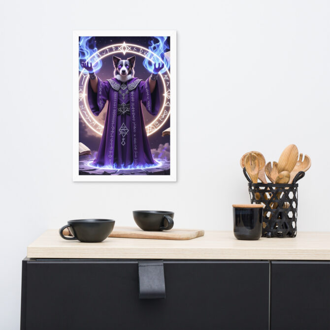 Custom Magic Pet Portrait – Arcane Grandmaster (Framed Poster) - Image 15