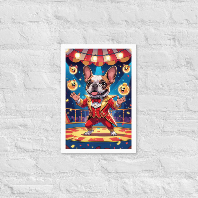 Carnival Conjurer Pet Portrait – Framed Magic Art Print - Image 15
