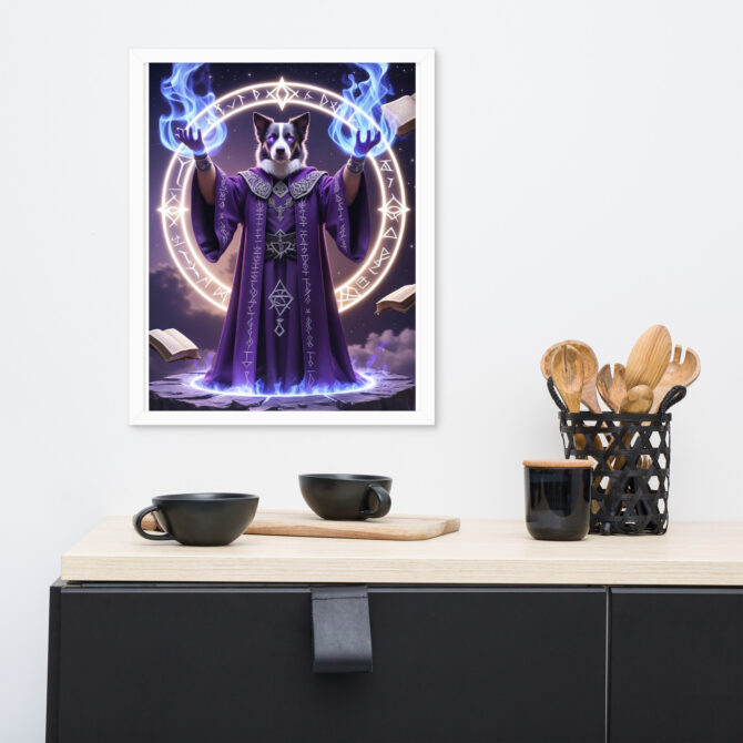 Custom Magic Pet Portrait – Arcane Grandmaster (Framed Poster) - Image 16