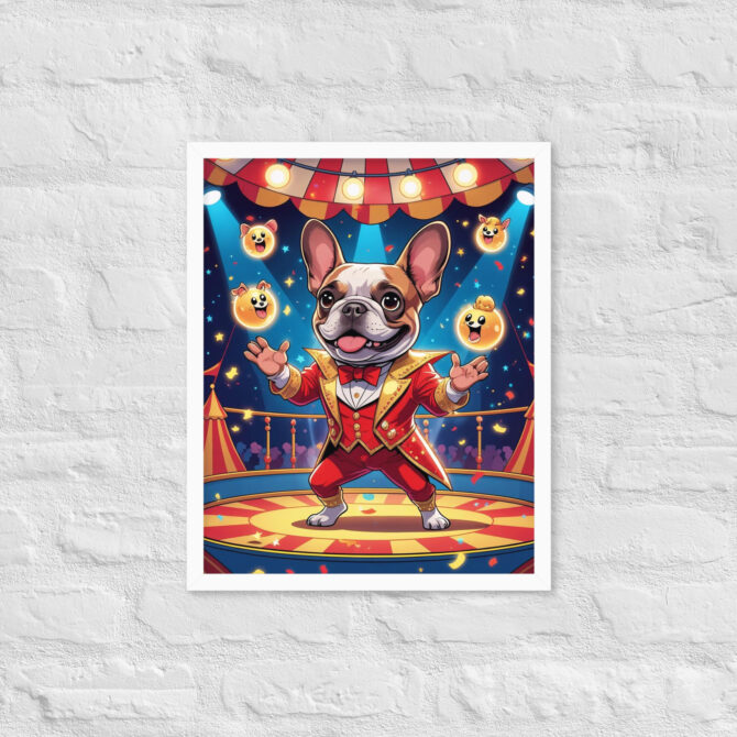 Carnival Conjurer Pet Portrait – Framed Magic Art Print - Image 16