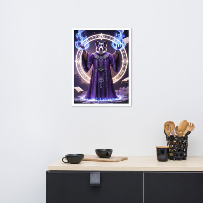 Custom Magic Pet Portrait – Arcane Grandmaster (Framed Poster) - Image 17