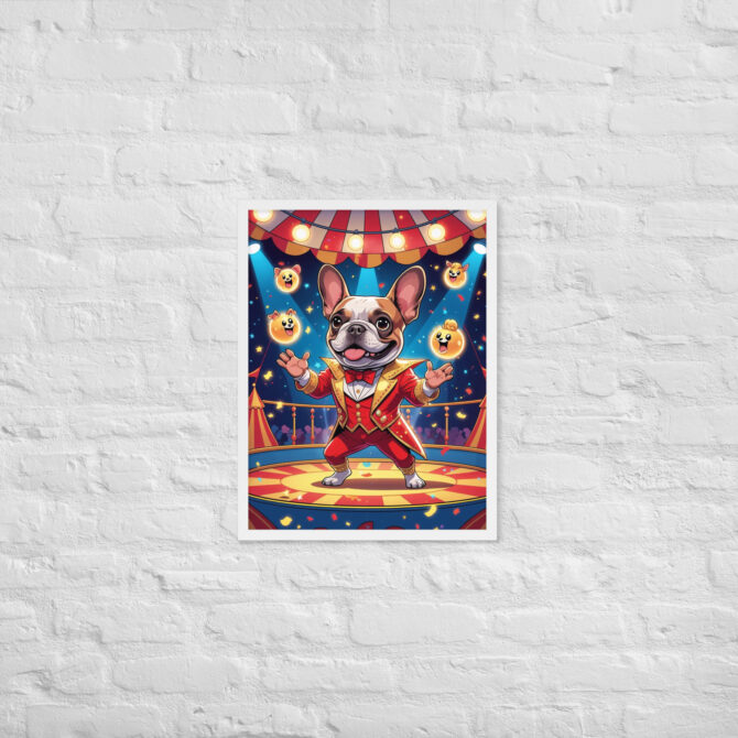 Carnival Conjurer Pet Portrait – Framed Magic Art Print - Image 17