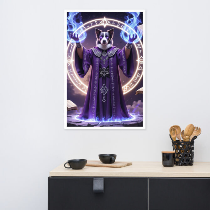 Custom Magic Pet Portrait – Arcane Grandmaster (Framed Poster) - Image 18