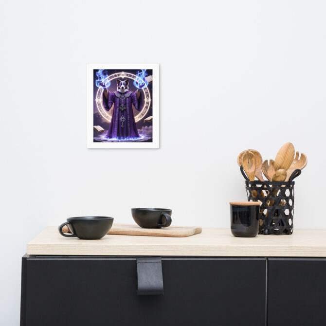 Custom Magic Pet Portrait – Arcane Grandmaster (Framed Poster) - Image 13