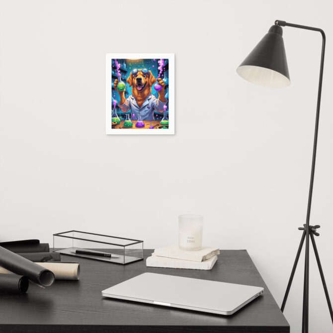 Potion Pooch Alchemist – Custom Framed Poster for Pet Lovers - Image 13