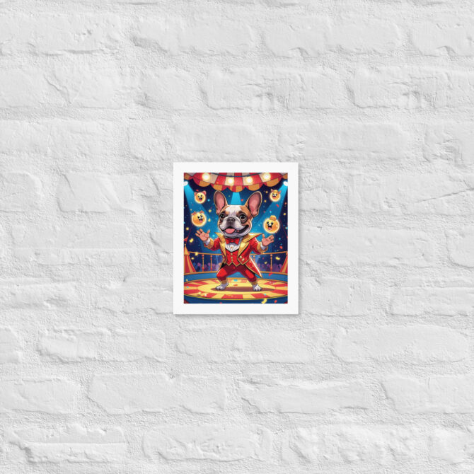 Carnival Conjurer Pet Portrait – Framed Magic Art Print - Image 13