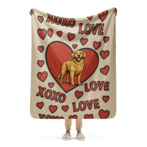 Custom “Love You Furever” Pet Blanket – Comic Style Design