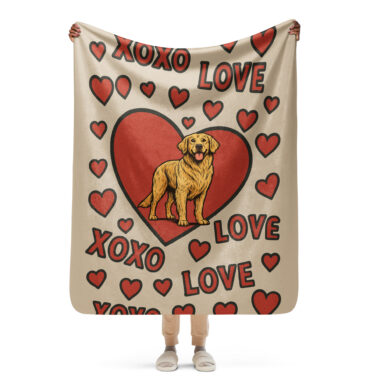 Custom “Love You Furever” Pet Blanket – Comic Style Design