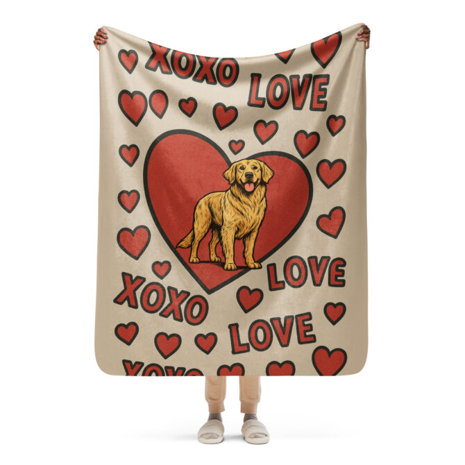 Custom “Love You Furever” Pet Blanket – Comic Style Design