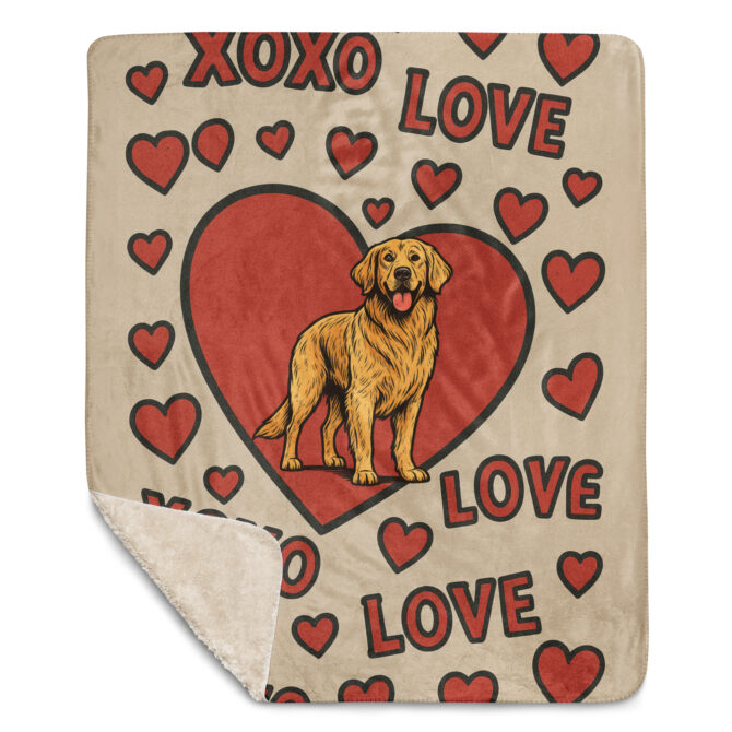Custom “Love You Furever” Pet Blanket – Comic Style Design - Image 2