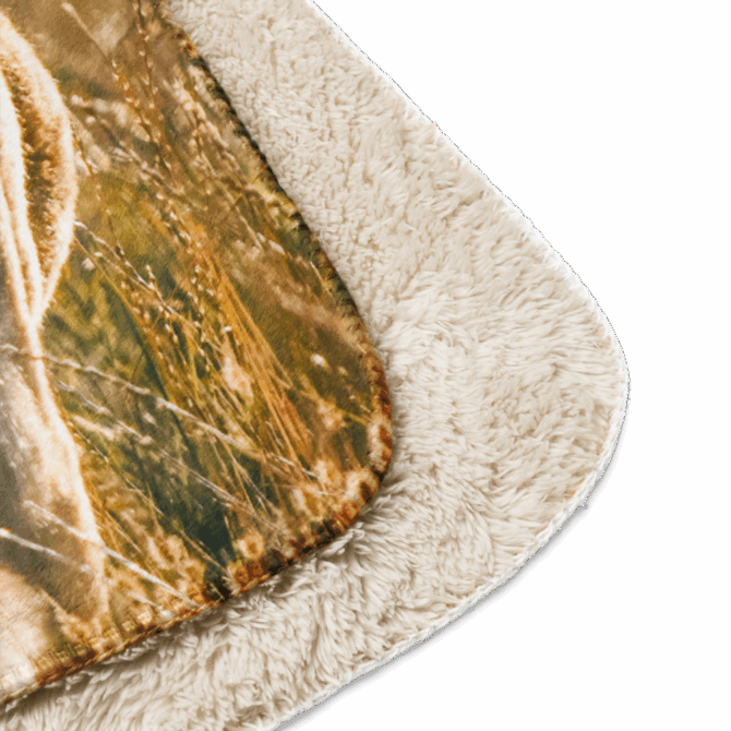 Custom Pet Portrait Blanket with Name – Ultra Soft Sherpa - Image 6