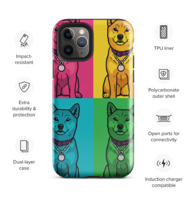 Pop Art Pet Portrait iPhone Case – Custom Pet Design
