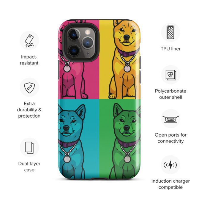 Pop Art Pet Portrait iPhone Case – Custom Pet Design