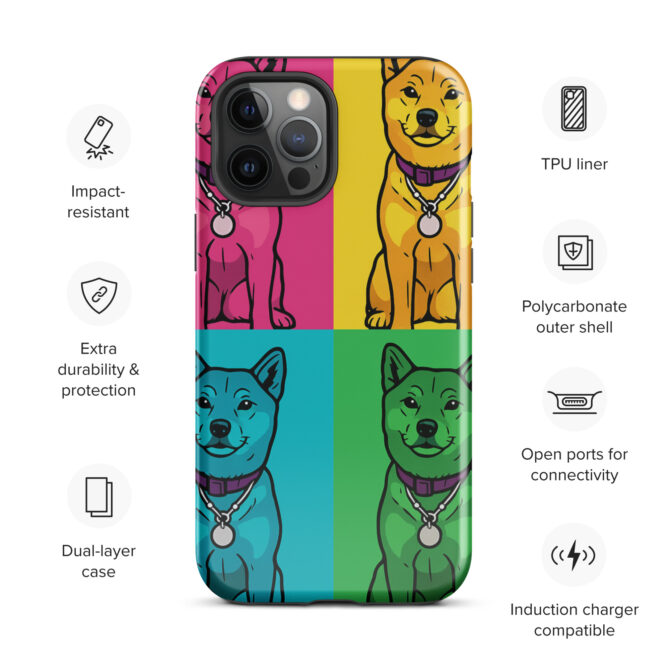 Pop Art Pet Portrait iPhone Case – Custom Pet Design - Image 7