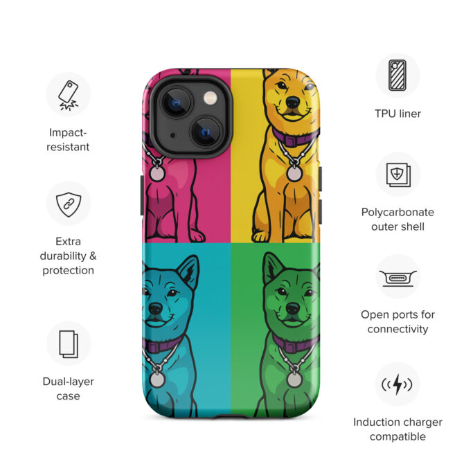Pop Art Pet Portrait iPhone Case – Custom Pet Design - Image 12