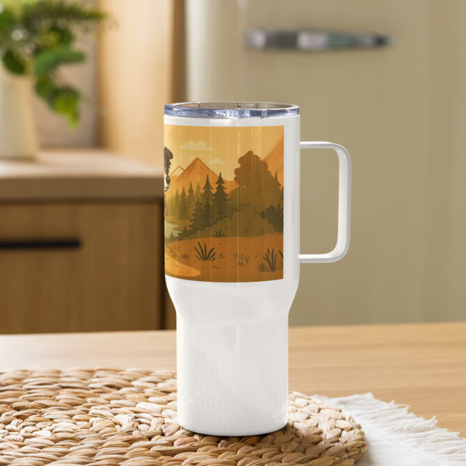 Custom Adventure Pet Travel Mug – Personalized Stainless Steel with Your Pet - Image 4