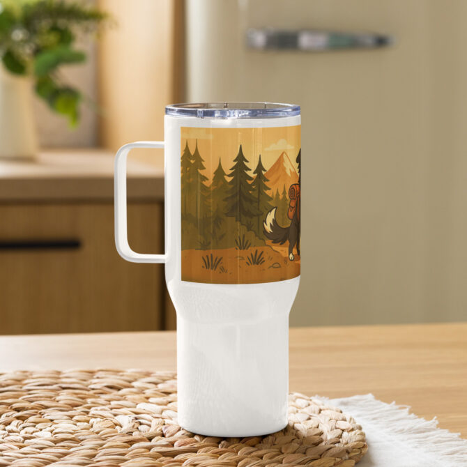 Custom Adventure Pet Travel Mug – Personalized Stainless Steel with Your Pet - Image 3
