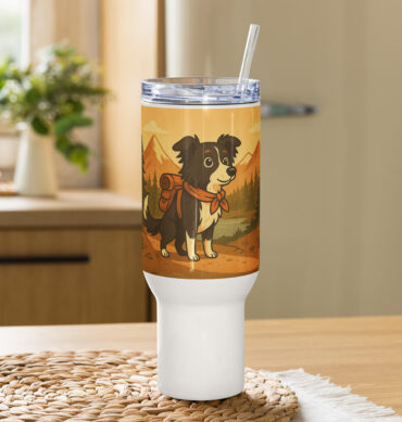 Custom Adventure Pet Travel Mug – Personalized Stainless Steel with Your Pet