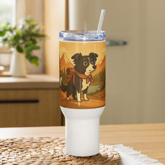 Custom Adventure Pet Travel Mug – Personalized Stainless Steel with Your Pet