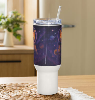 Custom Galaxy Pet Travel Mug – Personalized Artwork
