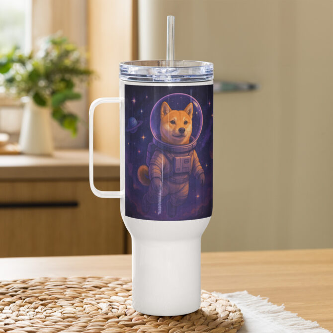 Custom Galaxy Pet Travel Mug – Personalized Artwork - Image 5