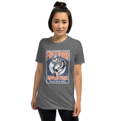 Freedom Adventure T-Shirt – Retro Animal Tee - Unisex T-Shirt