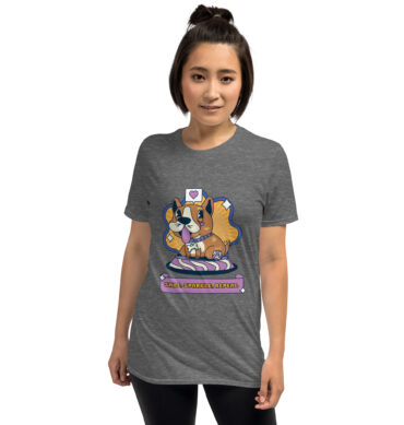 Smile, Sparkle, Repeat – Cute Dog Lover T-Shirt - Unisex T-Shirt