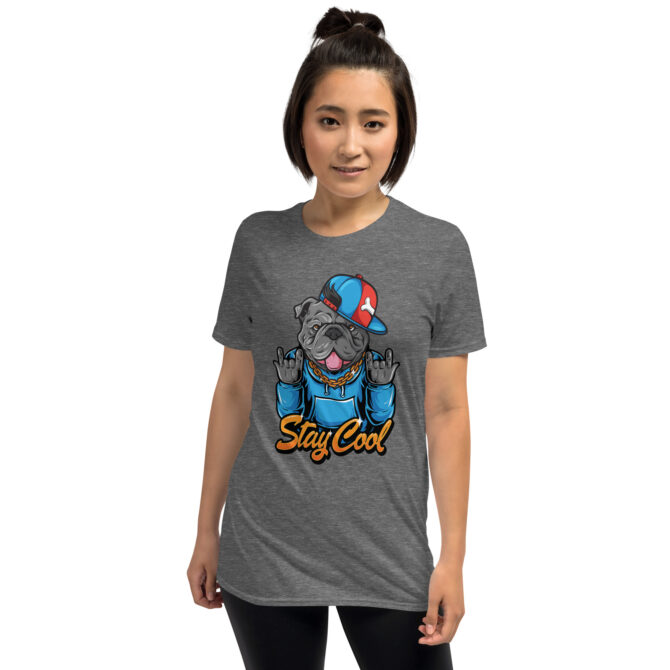 Stay Cool Bulldog T-Shirt – Hip-Hop Style Dog Tee - Unisex T-Shirt