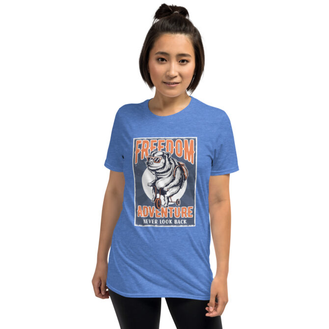 Freedom Adventure T-Shirt – Retro Animal Tee - Unisex T-Shirt - Image 2