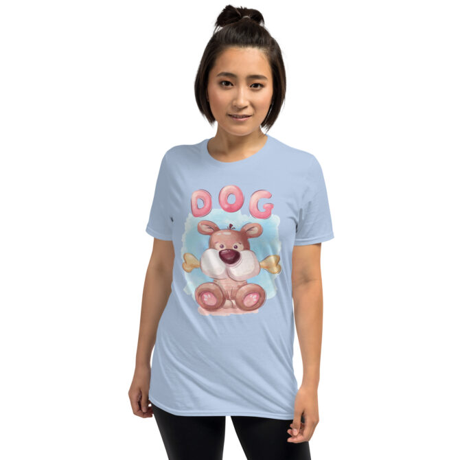 Cute Cartoon Dog T-Shirt – Fun Kids & Animal Lovers Tee - Unisex T-Shirt
