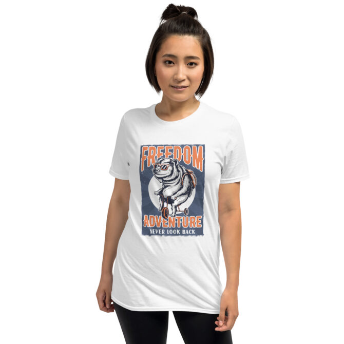 Freedom Adventure T-Shirt – Retro Animal Tee - Unisex T-Shirt - Image 4
