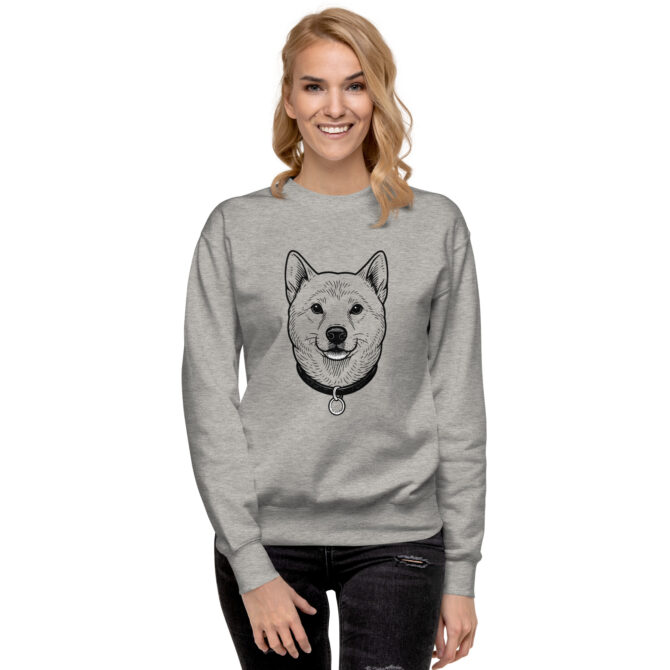Custom Pet Sketch Sweatshirt – Minimalist Hand-Drawn Style - Image 2