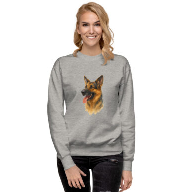 Custom Pet Sweatshirt – Watercolor Brush Style (Unisex)