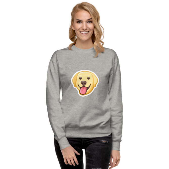 Custom Pet Sweatshirt – 3D Puffy Sticker Style (Unisex)
