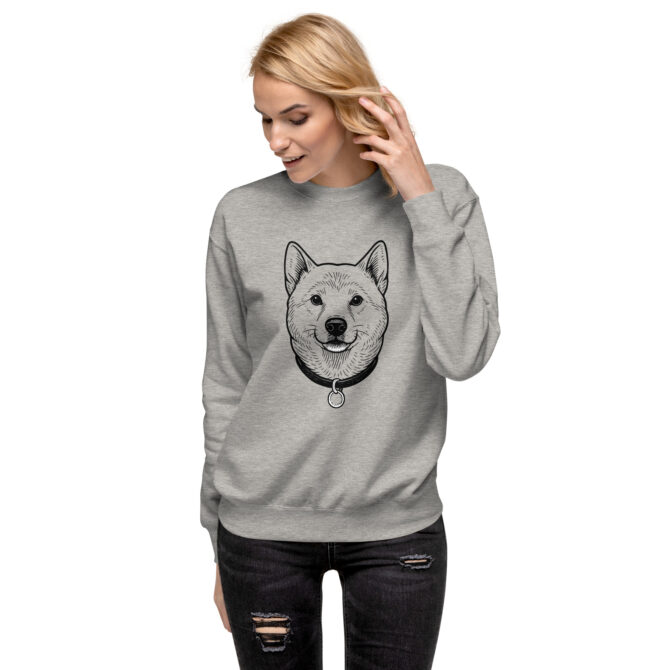 Custom Pet Sketch Sweatshirt – Minimalist Hand-Drawn Style