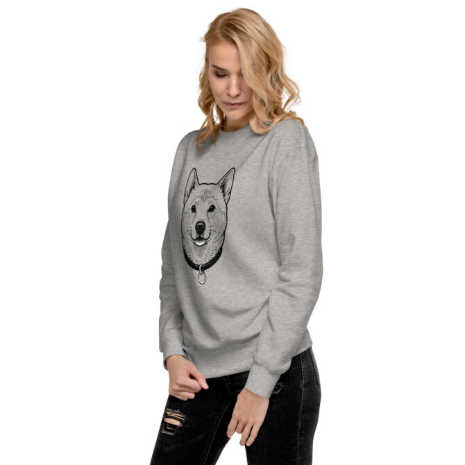 Custom Pet Sketch Sweatshirt – Minimalist Hand-Drawn Style - Image 3