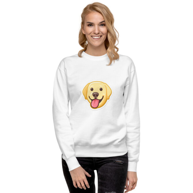 Custom Pet Sweatshirt – 3D Puffy Sticker Style (Unisex) - Image 2