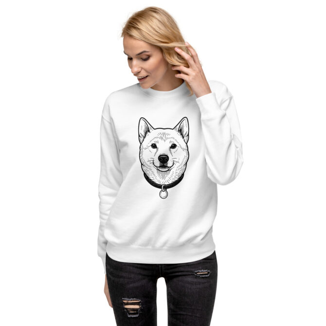 Custom Pet Sketch Sweatshirt – Minimalist Hand-Drawn Style - Image 4