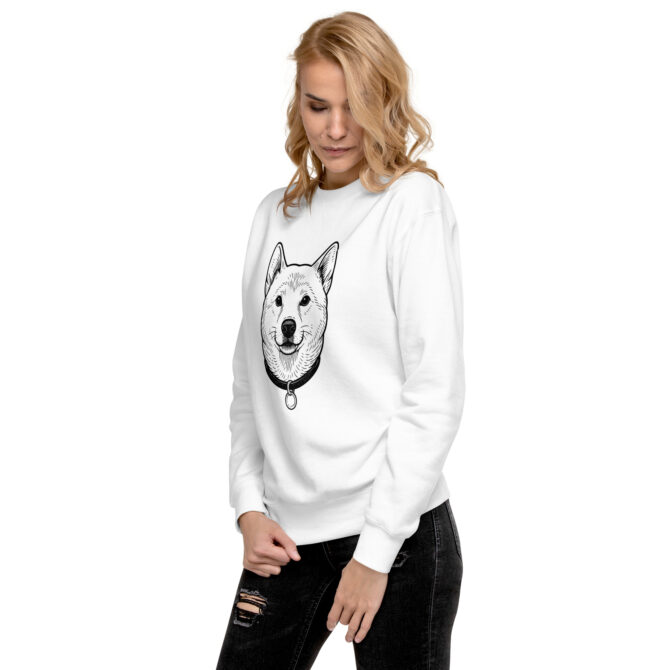 Custom Pet Sketch Sweatshirt – Minimalist Hand-Drawn Style - Image 6