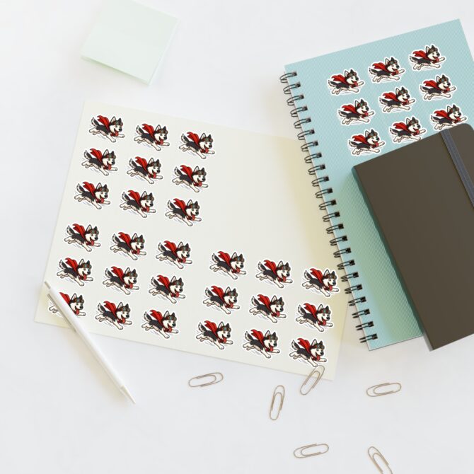 Custom Flying Superhero Pet Stickers – Die-Cut Vinyl Sheet - Image 4