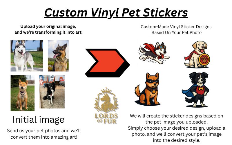 How We Make The Custom Vinyl Pet Stickers