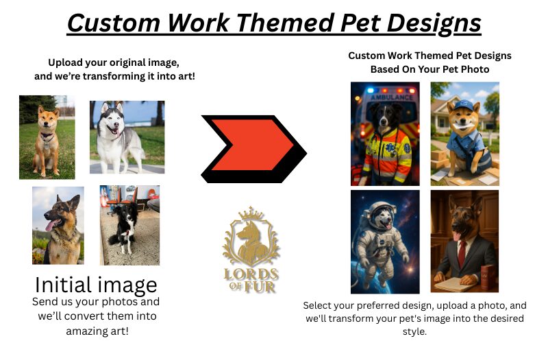 How We Make The Custom Work Themed Pet Designs