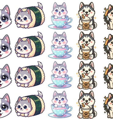 Kawaii Pet Sticker Sheet – Custom Die-Cut Vinyl Pack